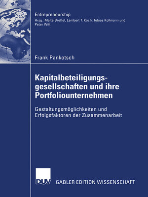 cover image of Kapitalbeteiligungsgesellschaften und ihre Portfoliounternehmen